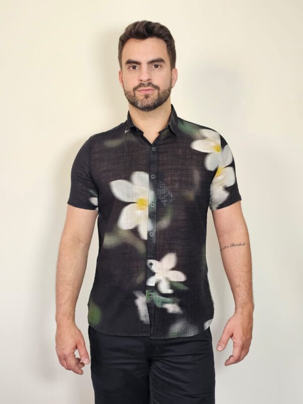 Camisa MC Estampa Floral