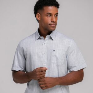 CAMISA SOCIAL MANGA CURTA  3 unidades no P 1 unidade no M